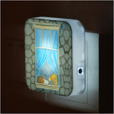 创意时尚LED小夜灯光控感应灯节能灯床头灯起夜墙壁灯插电卧室
