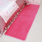 简约现代素色纯色地毯卧室床边客厅沙发专用地垫家用阳台防滑脚垫