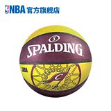 NBA 斯伯丁 骑士队徽 室外专用运动篮球橡胶篮球83-218Y SBD0075A