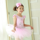 韩国进口 代购儿童芭蕾舞裙演出舞蹈练功服女童芭蕾舞连衣裙