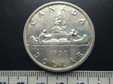 加拿大 1957年伊丽莎白二世1元银币