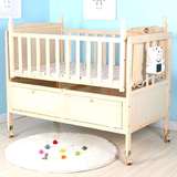 电动婴儿床实木床智能电动摇篮床宝宝床无漆多功能自动摇摆床