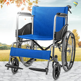 加厚钢管老人轮椅便携轮椅车手推车老年人残疾人手动轮椅代步车