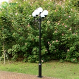 3米5头LED欧式庭院灯小区公园别墅草坪灯广场道路灯现代景观灯