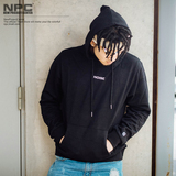 【NPC】NOISE潮牌男装 长袖套头衫 男士连帽卫衣
