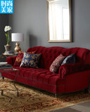 美式客厅新款沙发 简约现代新古典北欧宜家 精致布艺田园家居沙发