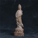 越南天然沉香木雕工艺品观音佛像 木质工艺品手把件雕刻摆件批发