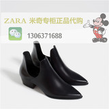ZARA正品专柜代购 16女款低跟踝靴3107/101 3108/101 3107101