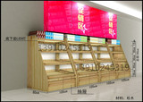 面包柜展示架蛋糕柜台木质多功能展示架面包柜台中岛面包柜子货架