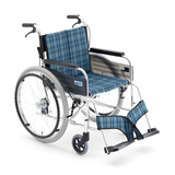 三贵Miki手动轮椅车 MUT-43JD(Z)  航太铝合金 轻便折叠免充气DF