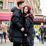 韩国面包服冬装情侣装棉衣男女中长款加厚韩版棉服大衣学生外套潮