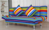 简约现代多功能布艺组合沙发双人 小户型简易折叠沙发床单人沙发