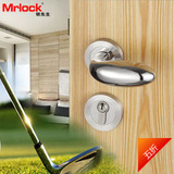 Mrlock304不锈钢机械室内门锁卧室球形锁具欧式高尔夫执手房门锁