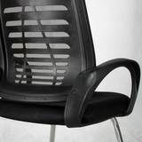 职员转椅子老板办公椅弓形电脑椅 家用休闲椅网布座椅办公室舒适