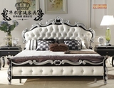 欧式床双人床简约实木床1.8米新古典桦木婚床1.5米雕花现代公主床