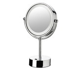 宜家热卖升级版8.5寸LED化妆镜简约款美容镜台式灯镜放大3倍