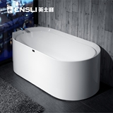 无缝浴缸 独立式一体亚克力冲浪按摩浴缸　ENSLI/英士利 普通浴缸