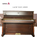 韩国原装进口三益SU-118PA二手钢琴胡桃木色钢琴欧式风格二手钢琴