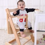 宝宝餐椅 婴幼儿实木儿童餐椅 多功能可调档折叠升降便携式BB吃饭