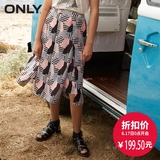 折扣季价199.5元ONLY夏装新品雪纺创意版型半身裙女E|116216001