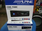 14款阿尔派CDE-150C 主机IPHONE 2组功放带USB MP3车载CD机