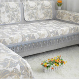 客厅沙发垫布艺灰色沙发套沙发罩沙发布料沙发坐垫夏天沙发巾欧式