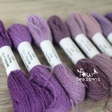 英国进口 100%细羊毛刺绣线  紫色系  15色可选