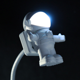 doulex创意节能实用USB宇航员LED小夜灯可爱电脑配件灯新品特价