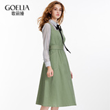 歌莉娅女装 2016年秋季新品 背带连衣裙 167E4A370