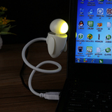 创意USB机器人小夜灯 可调三档光LED小夜灯 USB机器人灯