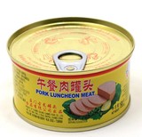 古龙罐头食品/古龙午餐肉罐头190g /出口级肉罐头/火锅火腿肉