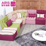ARIS爱依瑞斯 转角沙发 现代简约客厅可拆洗布艺沙发组合WFS-10