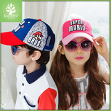 韩国2016儿童太阳帽新款春秋男童帽子女童鸭舌帽小孩春季遮阳帽潮