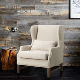 思必好北欧现代简约单人布艺沙发椅客厅欧式创意单个休闲老虎椅