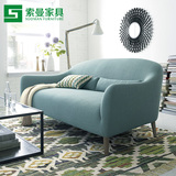 北欧日式小户型单人双人三人布艺沙发客厅卧室现代简约家具沙发椅