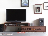 新款现代简约家具日式实木伸缩电视柜白橡木转角电视柜宜家客厅柜