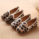 Stylish Children's Gifts Girls Leopard Casual Flats Shoes