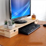 电视增高架显示器底座垫高架子实木支架托架桌上置物架键盘收纳架