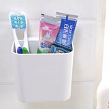 特惠创意强力吸盘牙刷架牙刷盒吸壁式壁挂放牙膏架子浴室洗漱精品