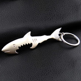 鲨鱼啤酒瓶开瓶器钥匙扣 瓶起子 钥匙扣挂件创意礼品钥匙圈链金属