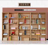 简约现代书柜书架置物架儿童简易书橱自由组合格子柜子可带门特价