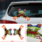 3D立体感汽车贴纸 搞笑卡通青蛙车贴避祸 壁虎车贴 逼真个性贴纸