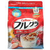 日本 燕麦片Calbee卡乐B水果颗粒果仁谷物营养麦片800g儿童早餐