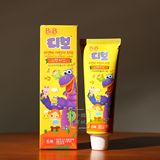 韩国正品保宁bb原装进口 B&B儿童牙膏 清新橘子味80g