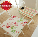 纯棉樱花布艺椅垫海绵坐垫办公室椅垫沙发垫韩版田园餐椅垫可拆洗