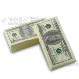 1:1钱纸巾卫生纸美金餐巾纸 超清晰超大包20张仿真美元面巾纸限量