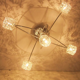 特色LED水晶玻璃吸顶灯现代简约温馨卧室灯客厅灯餐厅灯灯饰吊灯
