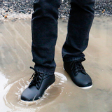夏季时尚短筒雨鞋男韩版系带防滑水鞋水靴低帮成人休闲两用工作鞋