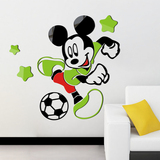 力3d立体墙贴床头背景墙卡通动漫足球运动米老鼠儿童房幼儿园亚克