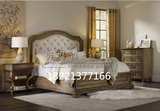 爆款特价美式法式实木雕花床复古做旧双人英式公主婚床直销